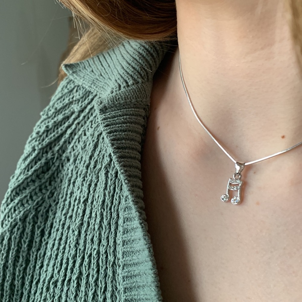 Sterling silver - Music 🎵 necklace